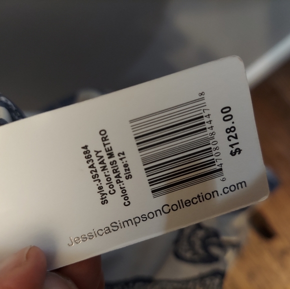 Jessica Simpson Floral Dress Size 12 - Picture 4 of 6